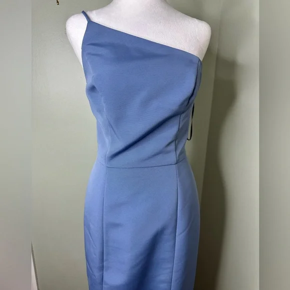 Amsale blue gown